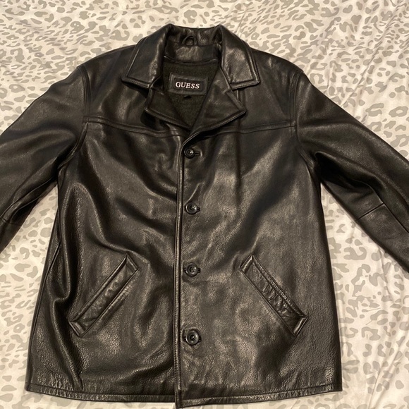 Vintage authentic Guess leather coat. - Picture 1 of 16
